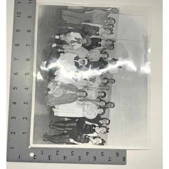 Vtg Cast Photo Stage Play Group Portrait Boise Idaho Theater Member Names - Picture 5 of 10